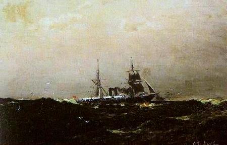 Eduardo de Martino Alto mar oil painting image